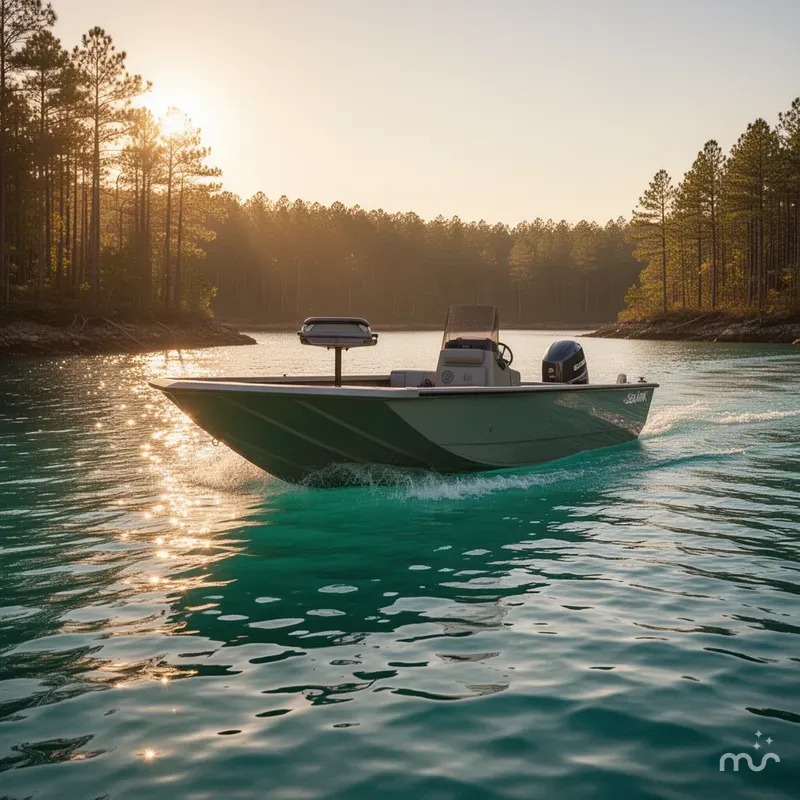 Slide: The Image of SeaArk Bay Runner 210 W/Suzuki 140HP Engine And MMT Tande 2025 - 4