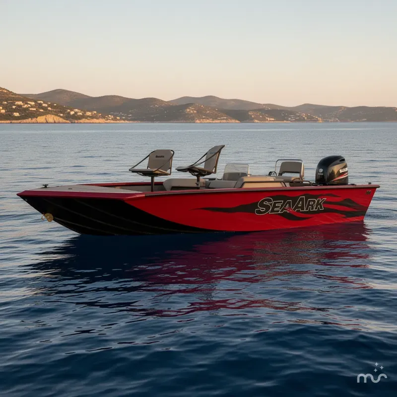 Slide: The Image of SeaArk Easy 200 W/Suzuki 200HP- 4-Stroke Engine And Delux 2025 - 2