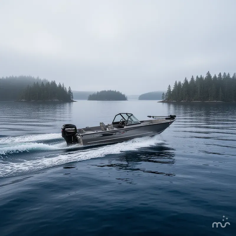 Slide: The Image of Lowe Stryker 17 W/Mercury 60HP - 4-Stroke Engine And Tr 2016 - 4
