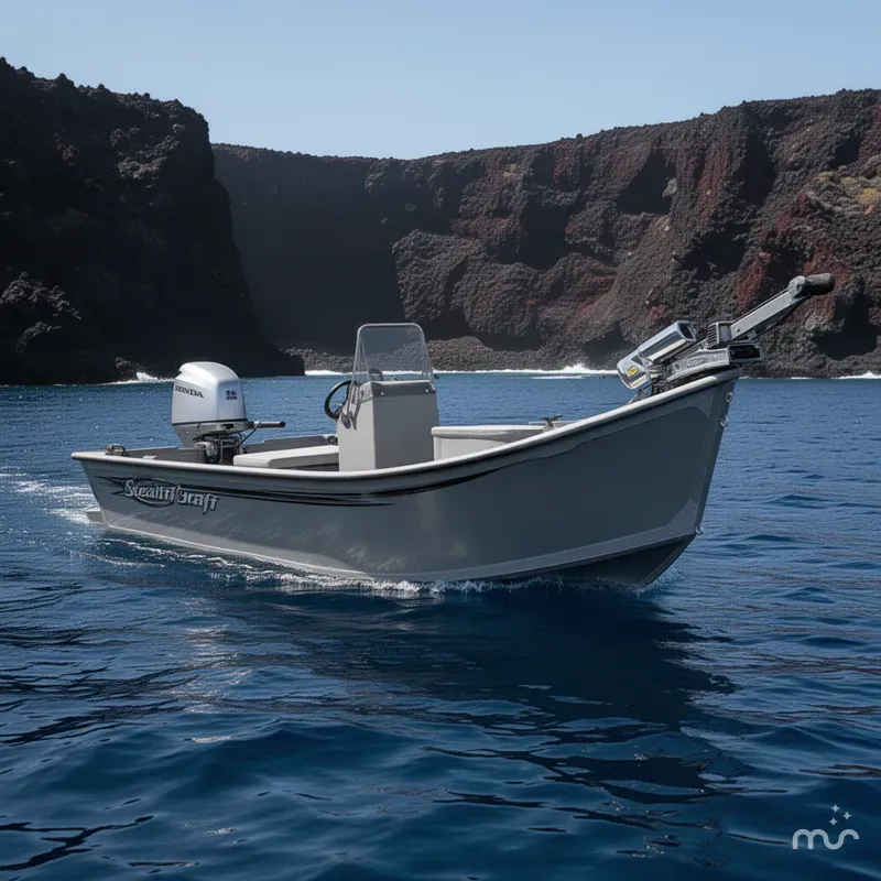 The Image of Stealth Craft Boats 16 Power Drifter W/Honda Tiller Jet 65HP Engine An 2021 - 0