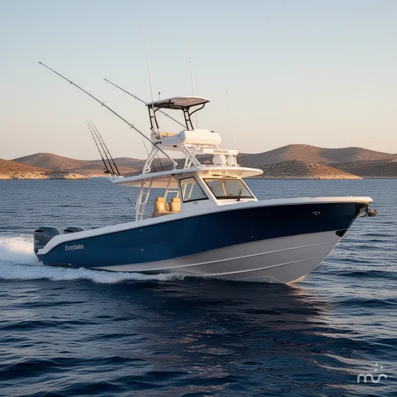 Slide: The Image of Everglades 395 Center Console 2025 - 2