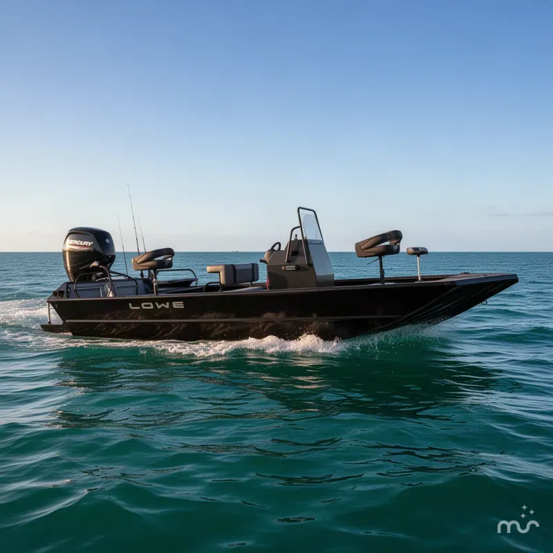 Slide: The Image of Lowe Roughneck Center Console JET 80 2026 - 2