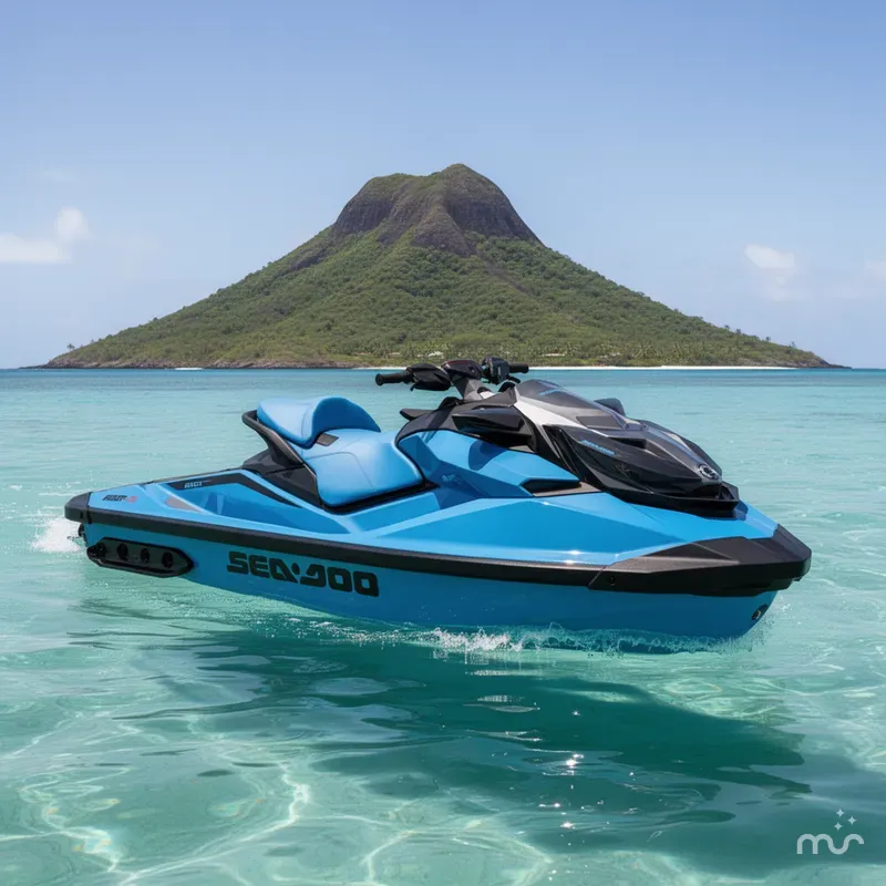 The Image of Sea-Doo RXP-X™ 325 Tech, BRP Premium A, iBR Gulfstream Blu 2026 - 0