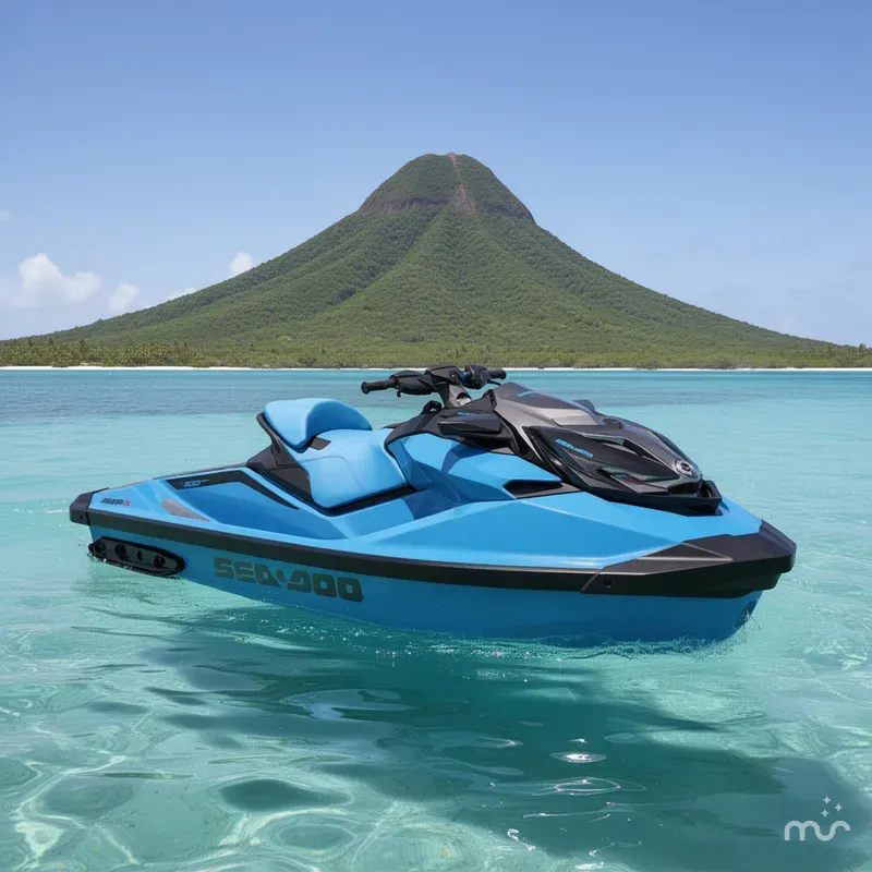 Slide: The Image of Sea-Doo RXP-X™ 325 Tech, BRP Premium A, iBR Gulfstream Blu 2026 - 2