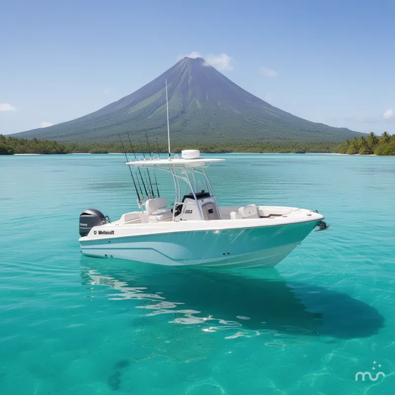 Slide: The Image of Wellcraft 222 Fisherman 2023 - 2