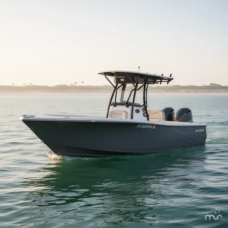 Slide: The Image of Sea Born LX24 Center Console 2021 - 2