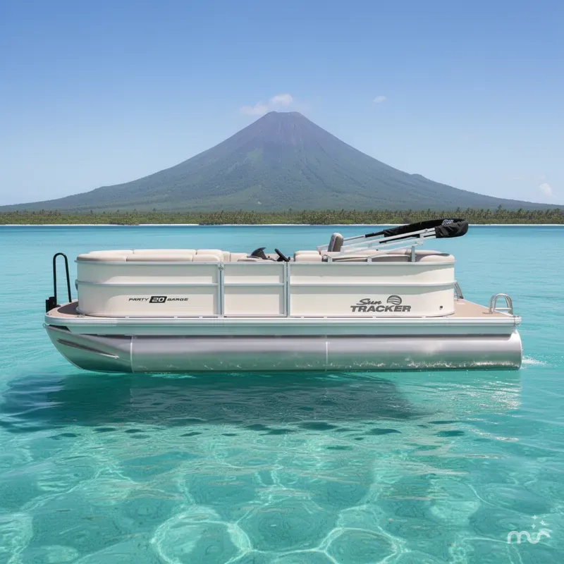 Slide: The Image of Sun Tracker Party Barge 20 DLX 2026 - 2