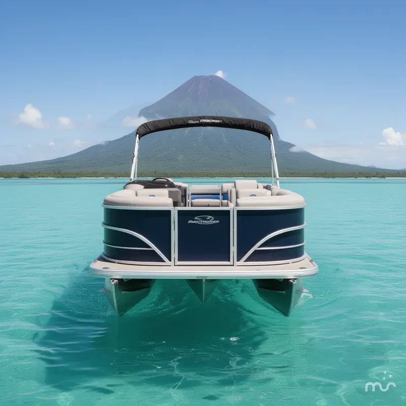 Slide: The Image of Sun Tracker Party Barge 20 DLX 2026 - 3