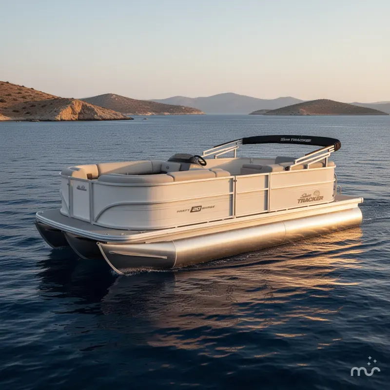 Slide: The Image of Sun Tracker Party Barge 20 DLX 2026 - 0