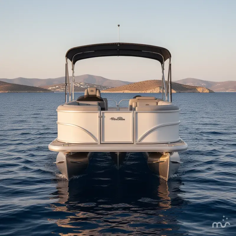 Slide: The Image of Sun Tracker Party Barge 20 DLX 2026 - 1
