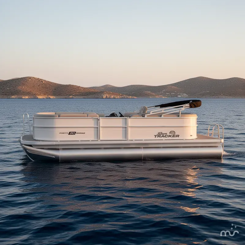 Slide: The Image of Sun Tracker Party Barge 20 DLX 2026 - 2