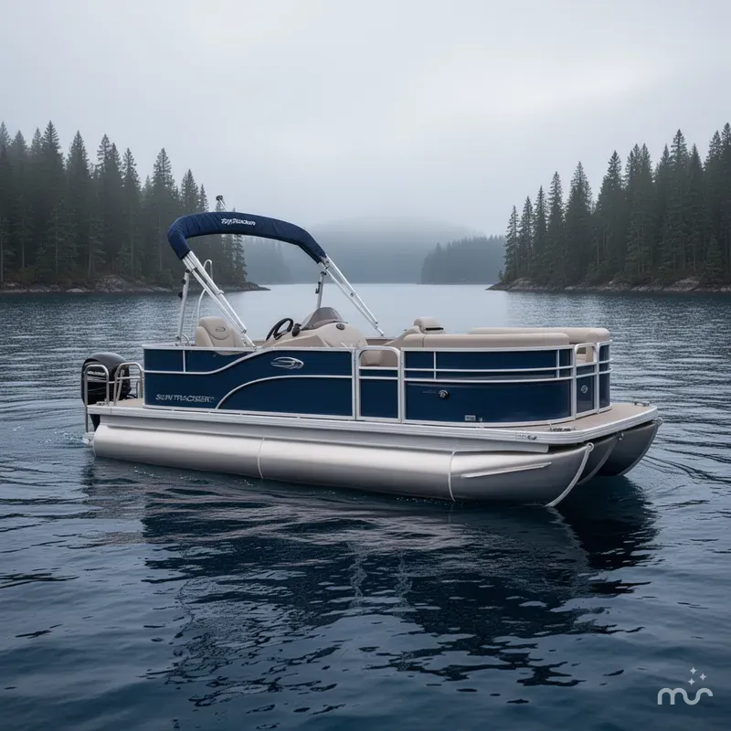 The Image of Sun Tracker Party Barge 16 DLX 2026 - 0