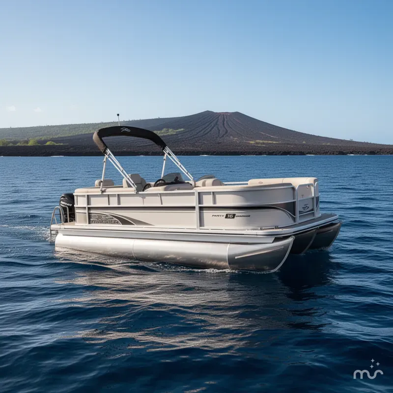 The Image of Sun Tracker Party Barge 16 DLX 2026 - 0