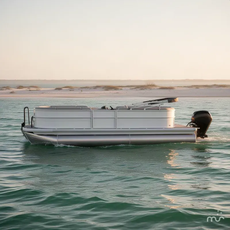 Slide: The Image of Sun Tracker Party Barge 20 DLX 2026 - 1