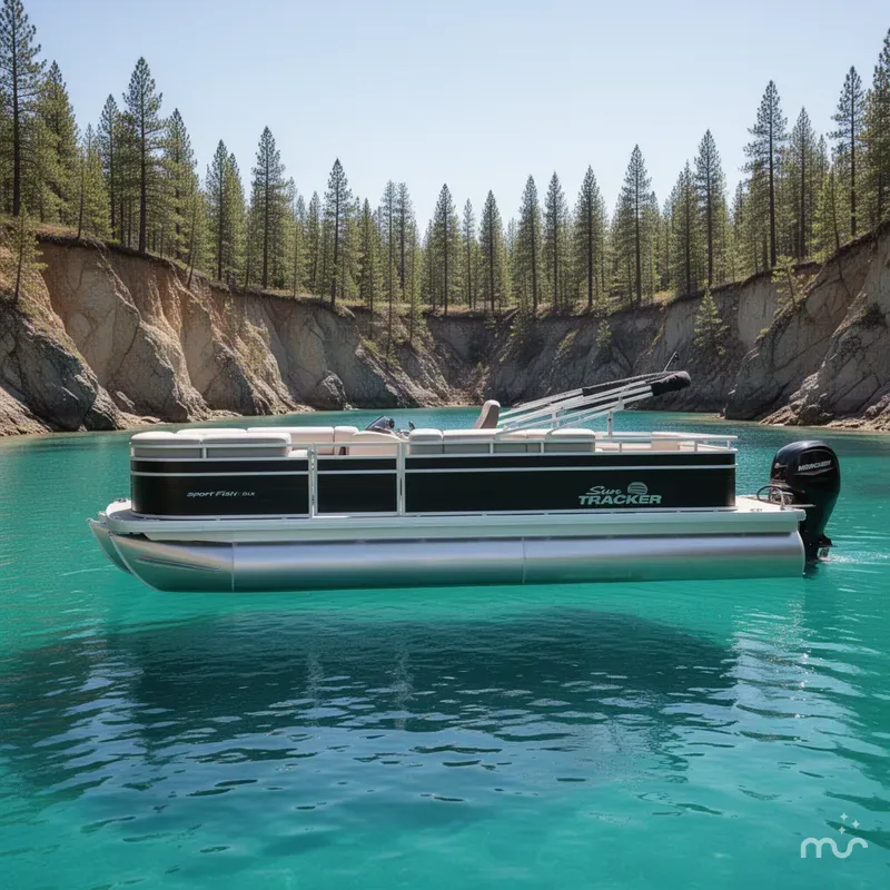 Slide: The Image of Sun Tracker SportFish 22 DLX 2026 - 2