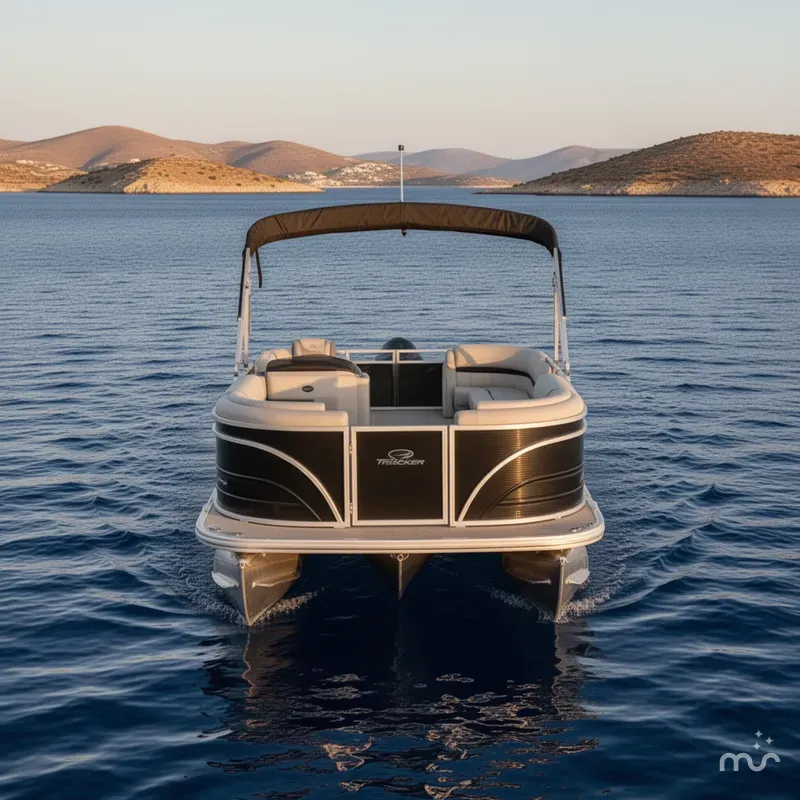 Slide: The Image of Sun Tracker Party Barge 22 RF DLX 2026 - 3