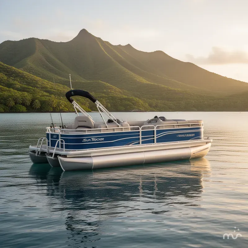 Slide: The Image of Sun Tracker Fishin' Barge 20 DLX 2026 - 2