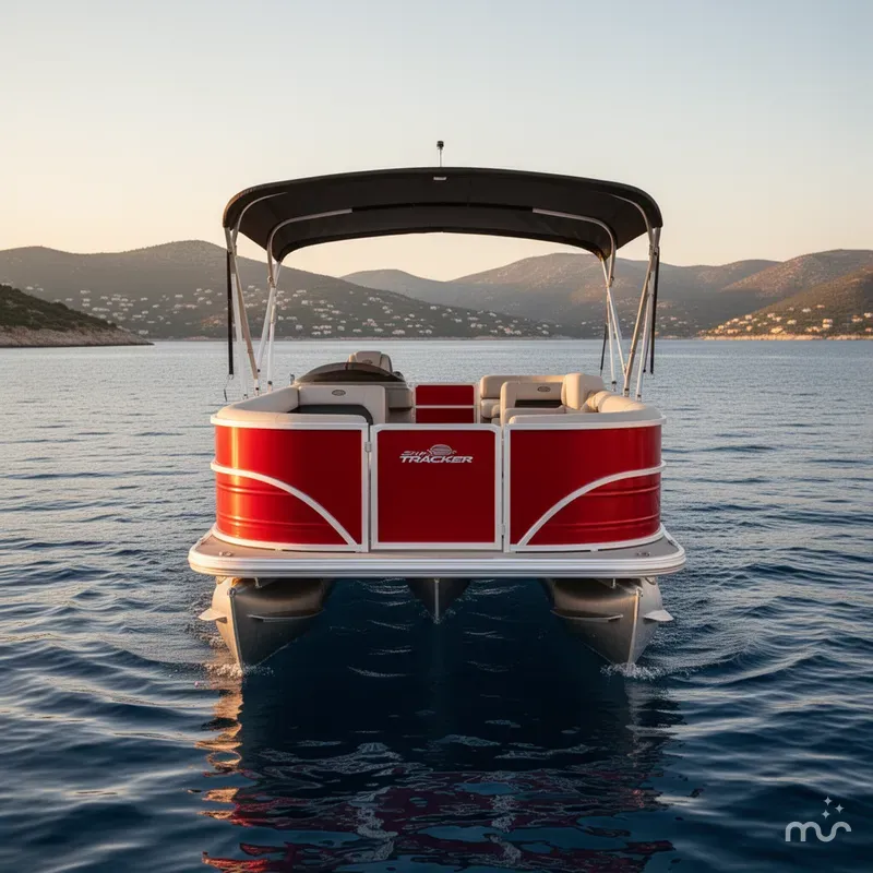 Slide: The Image of Sun Tracker Party Barge 18 DLX 2026 - 3