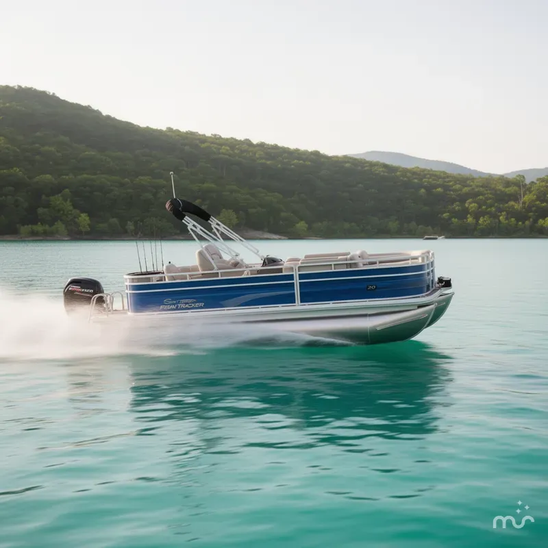 Slide: The Image of Sun Tracker Fishin' Barge 20 DLX 2026 - 4