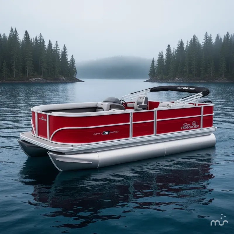 The Image of Sun Tracker Party Barge 18 DLX 2026 - 0