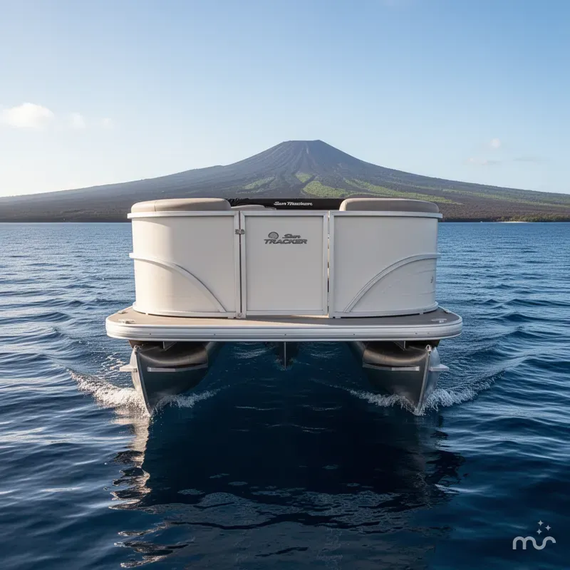 Slide: The Image of Sun Tracker Party Barge 20 DLX 2026 - 1