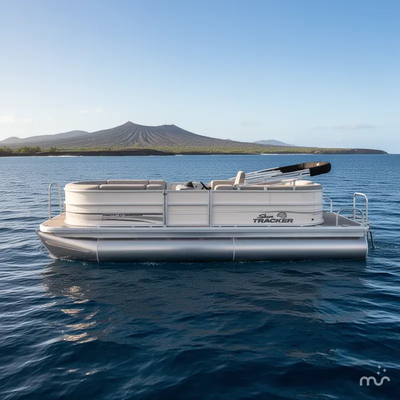 Slide: The Image of Sun Tracker Party Barge 20 DLX 2026 - 2