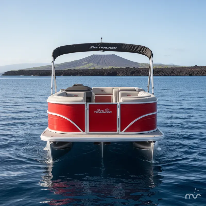 Slide: The Image of Sun Tracker Party Barge 20 DLX 2026 - 3