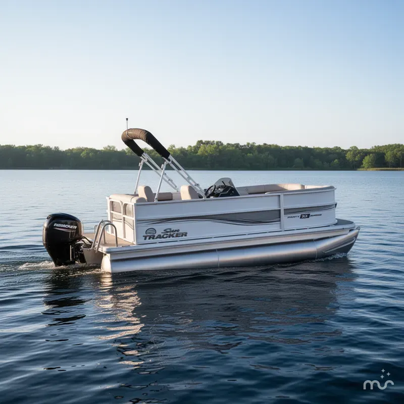 The Image of Sun Tracker Party Barge 16 DLX 2026 - 0