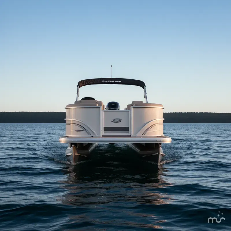 Slide: The Image of Sun Tracker Party Barge 20 DLX 2026 - 1
