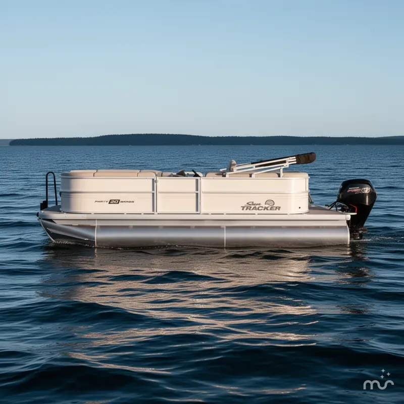 Slide: The Image of Sun Tracker Party Barge 20 DLX 2026 - 2