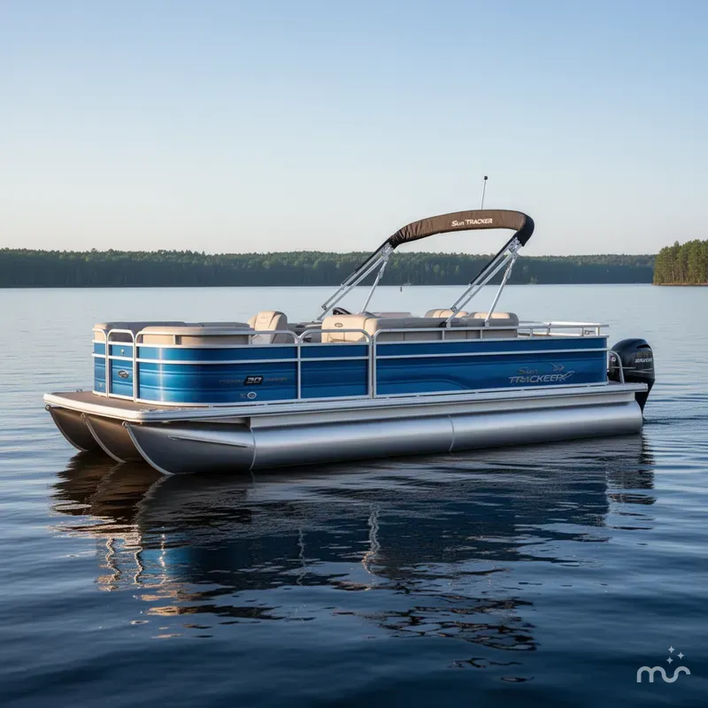 Slide: The Image of Sun Tracker Fishin' Barge 20 DLX 2026 - 4
