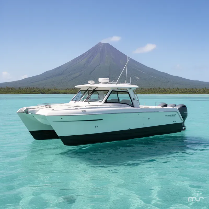 Slide: The Image of World Cat Glacier Bay Edition 2740 Dual Console 2017 - 2