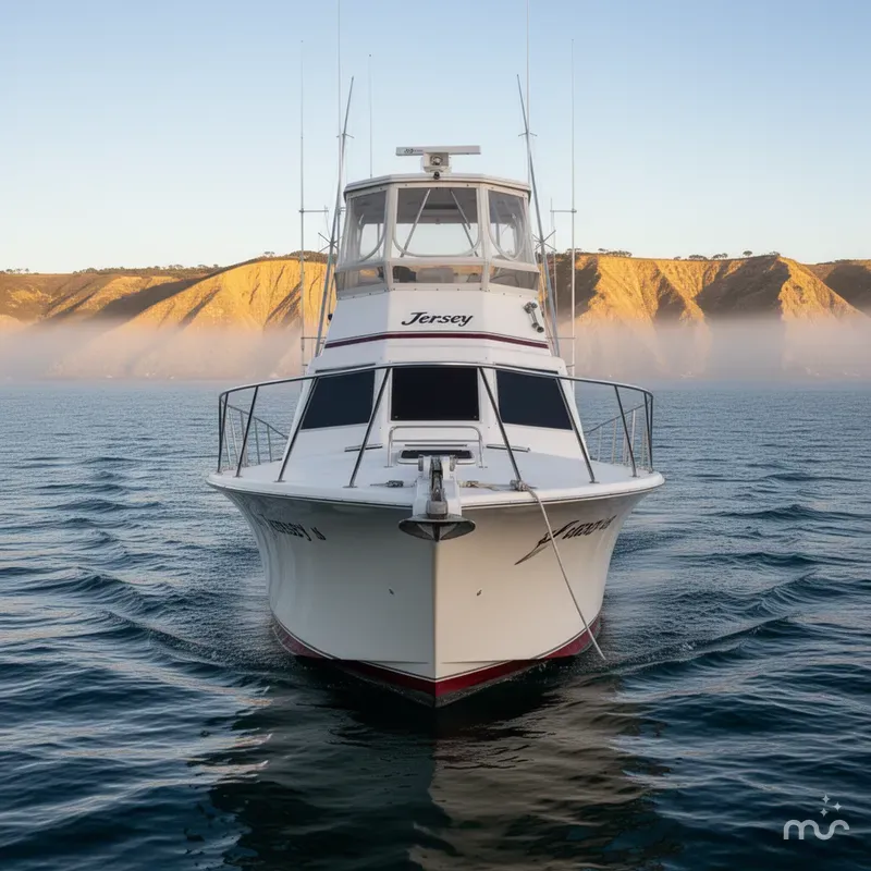 Slide: The Image of Jersey 36 Convertible Sportfisherman 1988 - 1