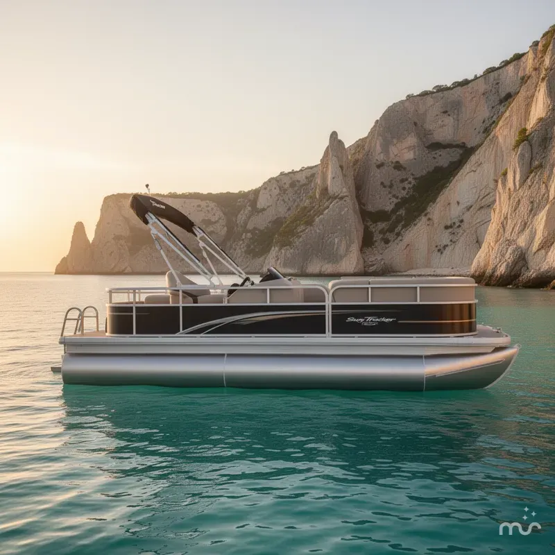 The Image of Sun Tracker Party Barge 18 DLX 2022 - 0