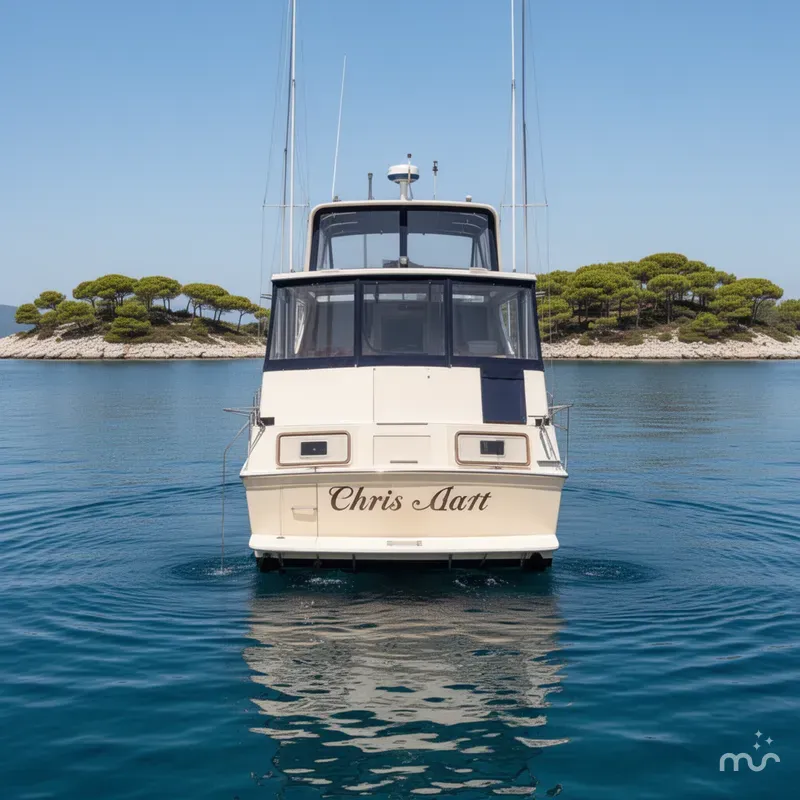 Slide: The Image of Chris-Craft 426 Catalina 1987 - 3