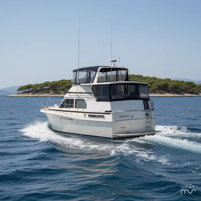 Slide: The Image of Chris-Craft 426 Catalina 1987 - 4