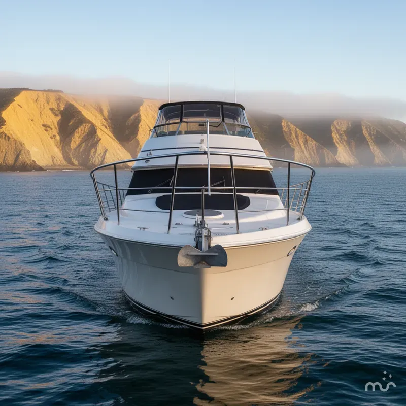 Slide: The Image of Carver Yachts 450 Voyager Pilothouse 2002 - 1