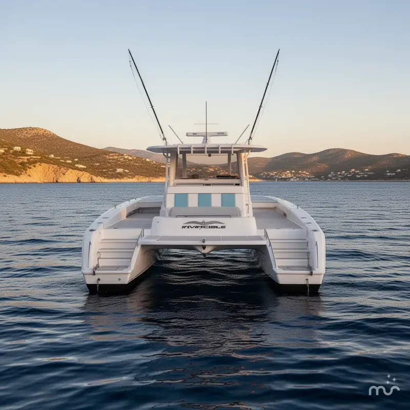 Slide: The Image of Invincible 40 Catamaran 2019 - 3