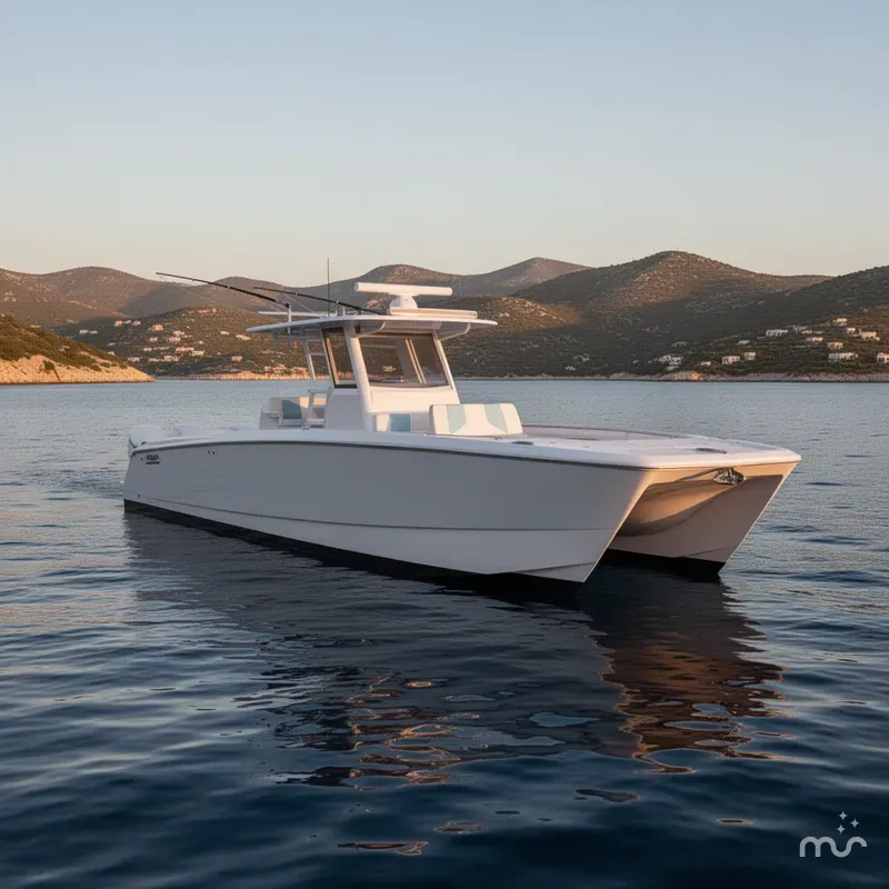 Slide: The Image of Invincible 40 Catamaran 2019 - 4