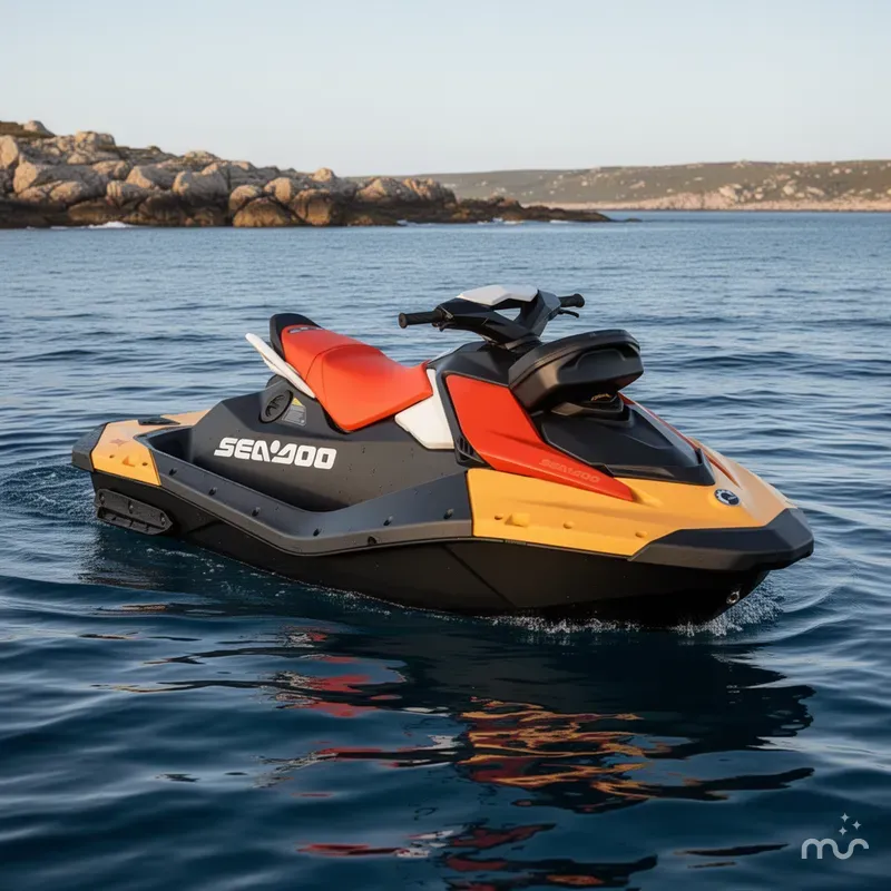 Slide: The Image of Sea-Doo Spark for 2 90 hp Convenience package with iBR and Audio in option 2026 - 2