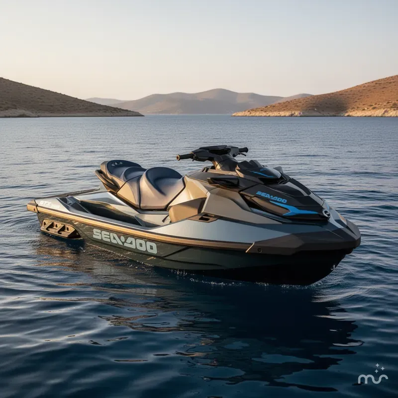 Slide: The Image of Sea-Doo GTX 230 Tech Package, Audio, iDF, iBR 2026 - 2