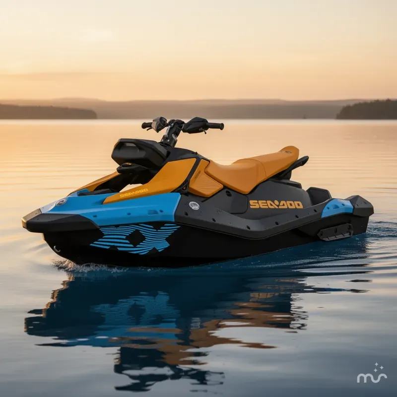 Slide: The Image of Sea-Doo Spark Trixx for 3 iBR and Audio in option 2026 - 2