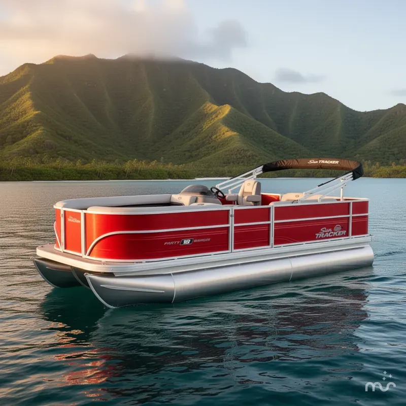 The Image of Sun Tracker Party Barge 18 DLX 2026 - 0