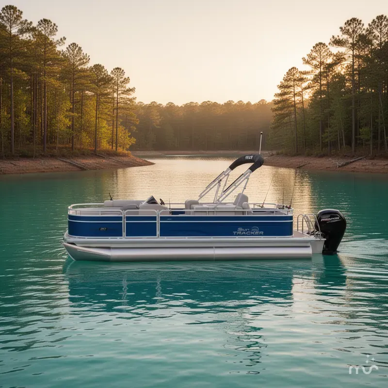 Slide: The Image of Sun Tracker Fishin' Barge 20 DLX 2026 - 2