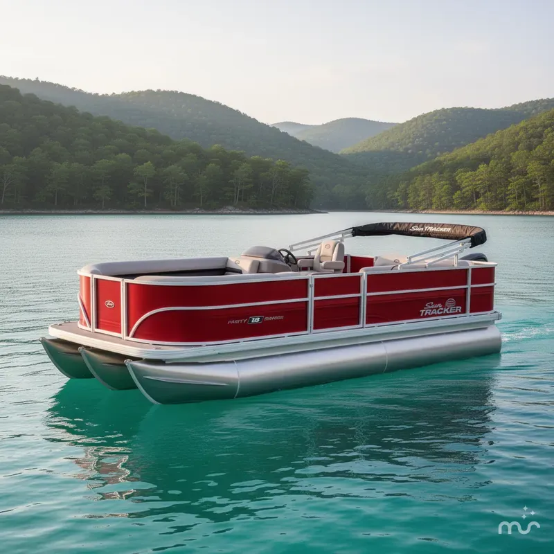 The Image of Sun Tracker Party Barge 18 DLX 2026 - 0