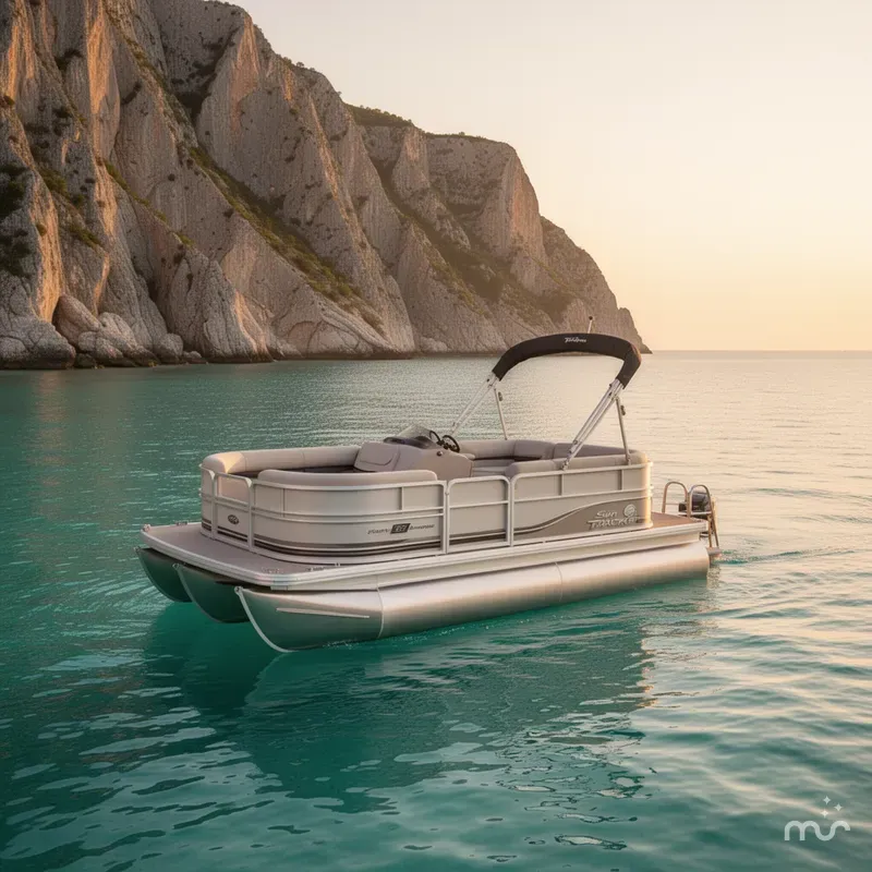 The Image of Sun Tracker Party Barge 16 DLX 2026 - 0