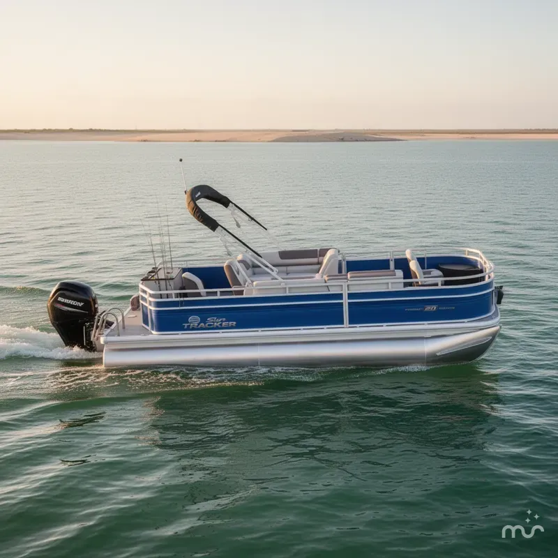 Slide: The Image of Sun Tracker Fishin' Barge 20 DLX 2026 - 0