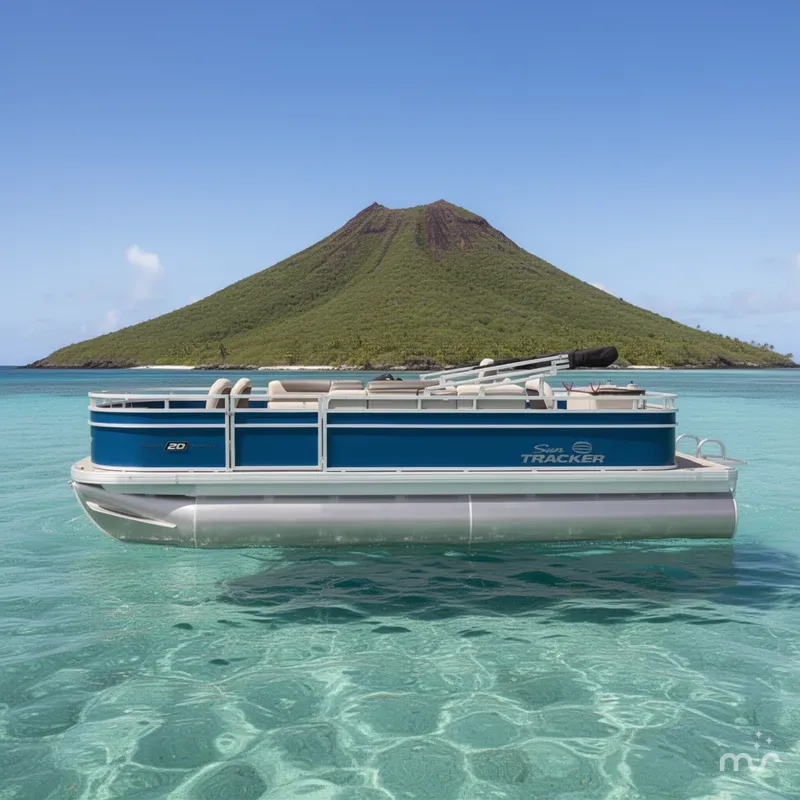 Slide: The Image of Sun Tracker Fishin' Barge 20 DLX 2026 - 2