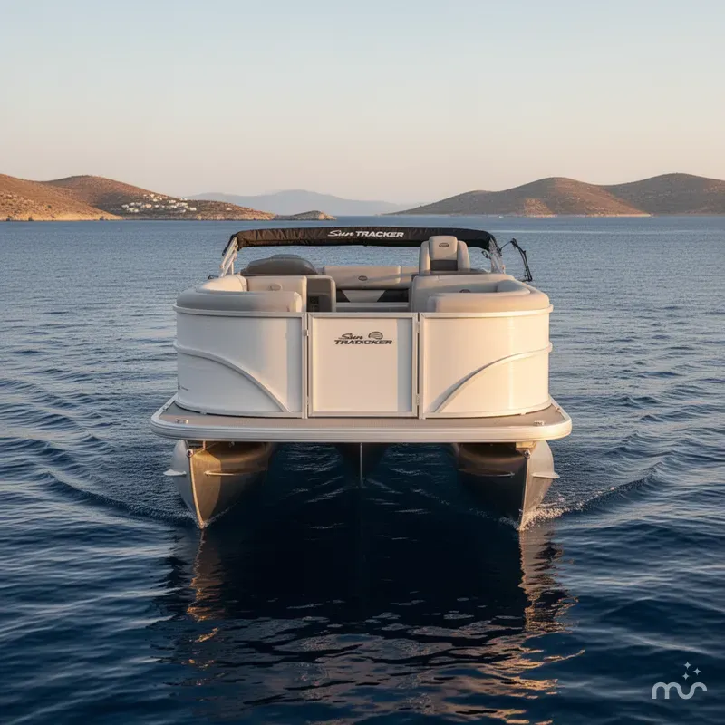 Slide: The Image of Sun Tracker Party Barge 20 DLX 2026 - 1