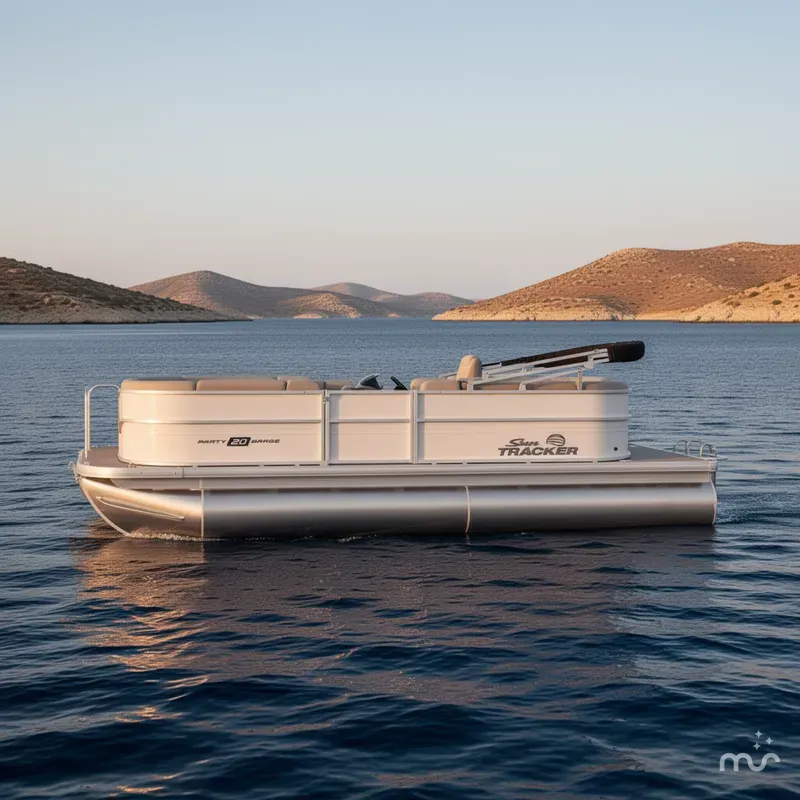 Slide: The Image of Sun Tracker Party Barge 20 DLX 2026 - 2